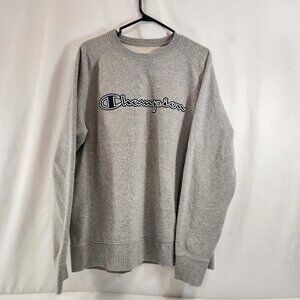 Champion Embroidered Logo Crew Neck Sweatshirt Mens Large